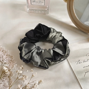 Scrunchie en satin pour femme, couleur unie, minimaliste, moderne, décontracté, attache pour cheveux de haute qualité - Product Image 5