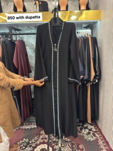 Vente flash : magnifique abaya de Dubaï pour femmes, kaftan fait main, vêtements et accessoires islamiques traditionnels, conçus pour les musulmanes. - Product Image 6
