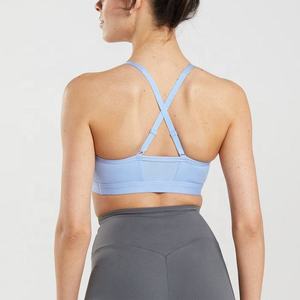 Custom LOGO High Quality Wholesale Sports <b>Bra</b> Female Fitness Wear High <b>Stretch</b> Gym Wear Yoga <b>Bra</b> Scrunch <b>Bra</b> - Product Image 2