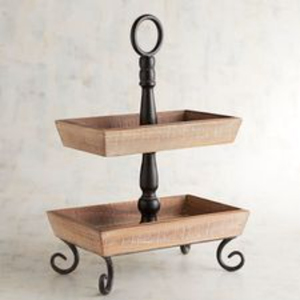 Best Selling 3 Tier Black Color Metal Cake Stand Set With Glass Plates Dessert And <b>Cup</b> Cakes Display <b>For</b> Home And Hotel Decor - Product Image 5