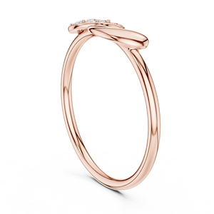 <b>Rose</b> <b>Gold</b> Tone Septum <b>Ring</b> NonFading <b>Nose</b> <b>Ring</b> Lab Grown Diamond <b>Ring</b> for Women Party Wear - Product Image 2