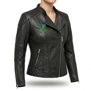 Chaqueta de Cuero Premium para Mujer, Estilo Casual, Fabricada con Cuero Resistente, Forro Cómodo y Duradero - Product Image 3