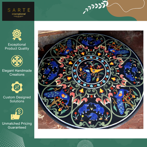 Vente exclusive : Mosaïques de sol en marbre modernes, faites à la main, surface polie, écologiques, résistantes à l'eau, pour la décoration intérieure - Product Image 6
