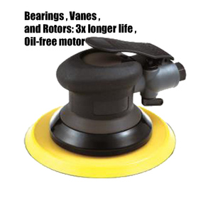 Random Orbital Sanders 12,000RPM Non-Vacuum 5mm Air Sanders Air <b>Tools</b> Sander for car OBS-868-N6 - Product Image 1