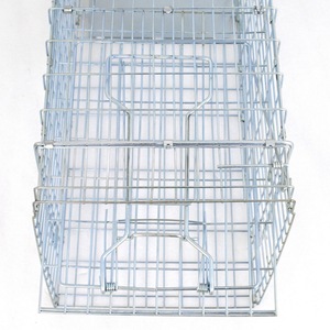 Live Life Small Big Pet Cat <strong>Trap</strong> <strong>Collapsible</strong> Metal Wire Cage for Guinea Square Shape Bait <strong>Trap</strong> Catch Stray <strong>Squirrel</strong> Pest Control - Product Image 3