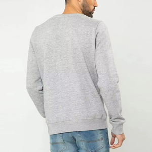 High Quality OEM Loose Fit Print <b>Pullover</b> Plush Jogger White Crewneck Custom Sweatshirt Autumn Anti-Wrinkle Wholesale - Product Image 6