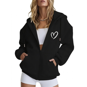 Sudaderas con Capucha para Mujer, Estilo Vintage, Lavado Desgastado, Talla Grande, Ropa Urbana - Product Image 1