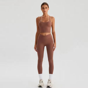 Ropa Deportiva para Mujer, Camiseta de Yoga sin Costuras de Color Sólido, Manga Larga, Top Corto para Entrenamiento, Secado Rápido, Transpirable, Conjuntos de Yoga - Product Image 3