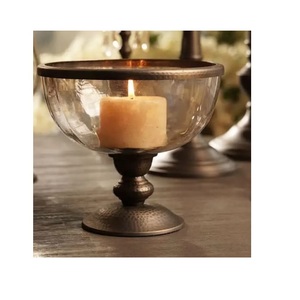 Porte-bougie personnalisé finition nickel, nouveau design décoratif, style traditionnel indien, élégant porte-bougie en métal, best-seller - Product Image 6