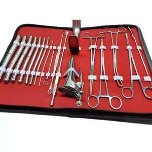 ชุดอุปกรณ์ผ่าตัดใส่และถอด IUD (อุปกรณ์ในมดลูก) สำหรับนรีเวชวิทยา ชุดเครื่องมือผ่าตัดสัตว์แบบใช้ซ้ำได้ ทำจากสแตนเลส - Product Image 5