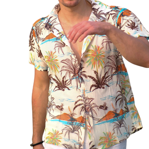 <b>Mens</b> Solid Full Sleeve Casual <b>Shirt</b> Regular Fit Lightweight 100% Cotton Breathable <b>Beach</b> Vacation Summer Wear - Product Image 5