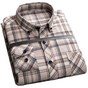 Chemise à carreaux de qualité supérieure pour hommes haute qualité OEM vente en gros de haute qualité et pas cher chemise à carreaux pour hommes - Product Image 5