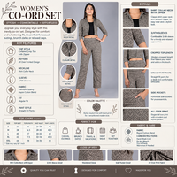 Ensemble 2 pièces pour femme en crêpe à imprimé géométrique, haut court et pantalon long à fermeture éclair, coupe classique, style décontracté printemps-été