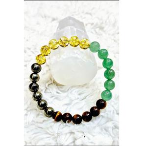 Pulsera Magnética de Piedras Preciosas Naturales de 8 mm Unisex, Certificada por Laboratorio, Ajustable, para Equilibrio del Alma y el Cuerpo, Alta Demanda - Product Image 1