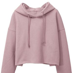 Sudadera con capucha recortada de Invierno para mujer de alta calidad nuevo diseño grueso térmico ligero polar sin forro frontal de algodón coreano Original - Product Image 6