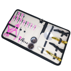 Kit professionnel d'extensions capillaires rose : outils d'installation et de retrait avec clips et accessoires - Product Image 6
