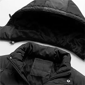 Chaqueta Acolchada de Lujo Unisex con Capucha, Impermeable, Cortavientos, Bordada, Camuflaje, Brillante, de Poliéster, para Primavera, Venta al por Mayor - Product Image 4