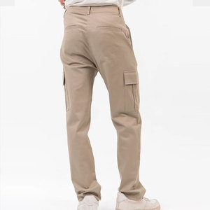 Pantalon homme LEDBURY INTERNATIONAL coupe slim décontracté taille mi-haute nouveau design uni multi-poches 100% polyester poids moyen - Product Image 2