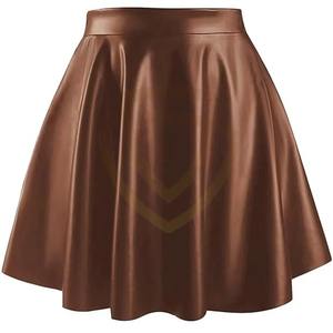 Service OEM, jupes en cuir véritable pour femmes, best-sellers, logo personnalisé, respirantes, jupes en cuir pour femmes pour l'extérieur - Product Image 1