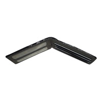 Dompet Pria Kulit Domba Asli 100% Gaya Bisnis dengan Kantong Koin, Finishing Nappa Hitam & Abu-abu, untuk Kartu Kredit & ID