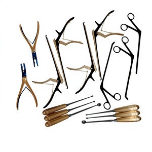 Juego de 15 Piezas de Curetas Óseas Codman Kerrison Rongeurs, Instrumentos Quirúrgicos Ortopédicos Manuales de Acero Inoxidable, Certificación CE Clase I - Product Image 1