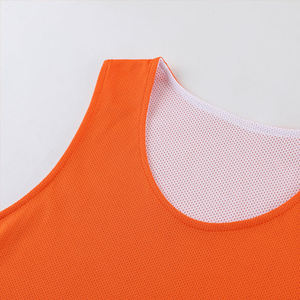 Wholesale Basketball Uniform Sets Custom Printed Sleeveless Jerseys and Elastic Waist <b>Shorts</b> - Product Image 5