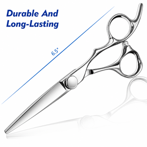 Hair Cutting Scissors for Hairstylist Hairdresser, Professional <b>Barber</b> Shears with Razor-Sharp <b>Blades</b> & Cobalt Alloy Steel - Product Image 3