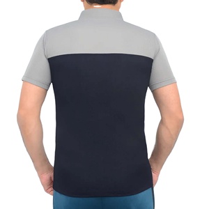Chemise de golf en coton tricoté grande taille respirante polyester élasthanne avec logo personnalisé séchage rapide pour homme sport 2026 - Product Image 3