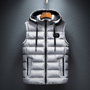 Gilet matelassé sans manches chaud pour homme, personnalisable, en stock, service OEM, design sur mesure, vente chaude - Product Image 5