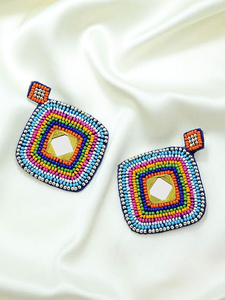 Pendientes de Cuentas de Semillas Originales y Modernos para Mujer, Joyería Oficial Boho con Cuentas de Mariposa para el Día de San Valentín - Product Image 2