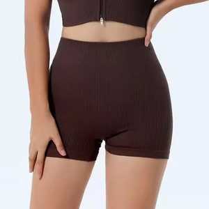 Seamless Matching Gym Set for Women Long Sleeve Zip Workout Jacket Sports Bra High-Waist Yoga Pants Four-Way Stretch Tummy - Product Image 6