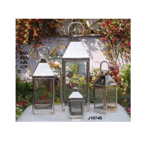 โคมไฟอลูมิเนียมหล่อแบบแฮนด์เมดโคมไฟกระจกขัดเงาสำหรับตกแต่งบ้านเชิงเทียนพร้อมพรมสำหรับงานฝีมือคริสต์มาส - Product Image 4