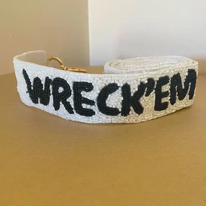 Colorful Webbing <b>Strap</b> With Raised Text Go Tiger Go Dawgs Go Sooner Hook Em Go Pokes Go Boomer Go Twu Gymnastics Fashion - Product Image 3