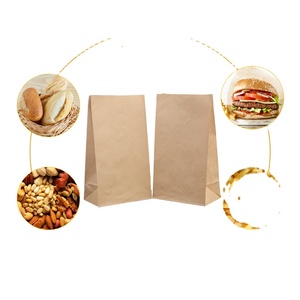 ถุงกระดาษสีน้ำตาลหลายขนาดเป็นมิตรต่อสิ่งแวดล้อมบรรจุภัณฑ์ของขวัญสำหรับช้อปปิ้งอาหารถุงกระดาษคราฟท์พร้อมที่จับสำหรับขายปลีก - Product Image 6