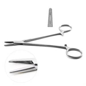 เครื่องมือแพทย์ขายดีอันดับต้นๆ ด้ามจับสีทอง ที่จับเข็มผ่าตัดแบบแมนนวล ทำจากเหล็ก ยี่ห้อ Mayo Hegar - Product Image 4