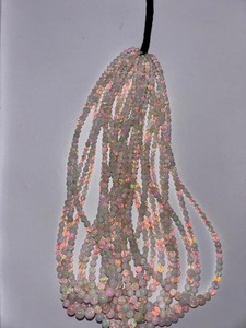 Bijoux de haute qualité en gros, opale naturelle blanche 3AAA de 5 mm à 6 mm, taille brillant rond, pierre précieuse pour la fabrication de bijoux - Product Image 6