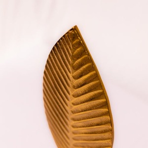 Gold Plated Abstract Sculpture Contemporary Artistic Tabletop Decor Living Room Handmade Irregular Shape - Product Image 6