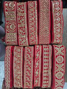 Encaje de algodón bordado de calidad premium hecho con hilos de algodón suaves y duraderos. - Product Image 4