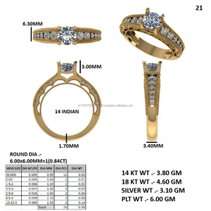 Vintage Filigree Moissanite Engagement <b>Ring</b> 925 Silver Prong <b>Set</b> Round Cut Bezel Accent Wedding Jewelry for Women - Product Image 5