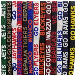 Wholesale Durable Beaded Clear Bags <b>Straps</b> for University College Teams Customizable Sizes Logo <b>Adjustable</b> Belt <b>Straps</b> for Game - Product Image 1