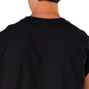 เสื้อกล้ามคอกลมสีดำสำหรับผู้ชาย ทรงโอเวอร์ไซส์ เหมาะสำหรับออกกำลังกาย ฟิตเนส เทรนนิ่ง ใส่เล่นกีฬา หรือใส่ลำลองสไตล์สตรีท - Product Image 5