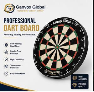 Tablero de Dardos Profesional Personalizado de 18 Pulgadas, para Torneos y Práctica, Auto-Reparable, de Fibra de Silca, para Montar en la Pared, Ideal para Bares y Clubes - Product Image 4