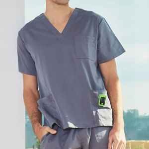 Tenues d'infirmiers en gros pour hommes, uniformes médicaux confortables, respirants, durables et élégants, vêtements de travail hospitaliers à vendre - Product Image 4