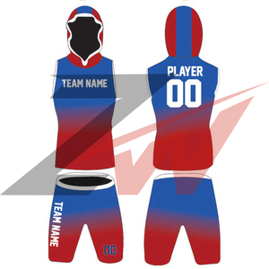 Tenues de football américain 7v7 de haute qualité OEM, personnalisables avec noms et numéros d'équipe, 100 % polyester, fabrication professionnelle pour le sport - Product Image 2