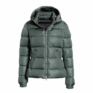 Chaqueta Acolchada Impermeable Ligera y Ecológica para Mujer, con Capucha, Cálida, Transpirable, de Secado Rápido, Personalizable, para Invierno - Product Image 1