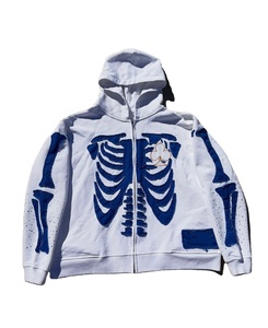 Sudadera con capucha desgastada con cremallera personalizada de alta calidad 2025 - Product Image 2