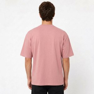 Custom drop shoulder mens <b>tshirt</b> Low MOQ for US Streetwear Brands featuring boxy <b>tshirt</b> plus acid wash - Product Image 6