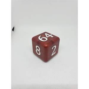 Cubo de Dobleación de Backgammon Acrílico Morado Premium al por Mayor, Dado Cuadrado Grande de 25mm para Juego de Mesa Profesional - Product Image 5