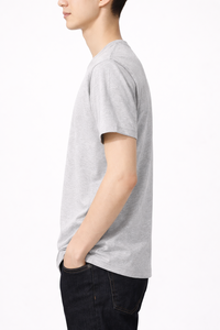 Camiseta Casual de Algodón 100% para Hombre SK Custom, Corte Holgado, 210 g/m², Manga Corta, Cuello Redondo, Transpirable, Ecológica, Tallas Grandes - Product Image 3