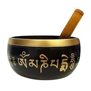Ensemble de bols chantants tibétains en métal poli, faits à la main au Népal, avec baguette pour la méditation, le yoga, les chakras, cadeaux pour femmes - Product Image 4